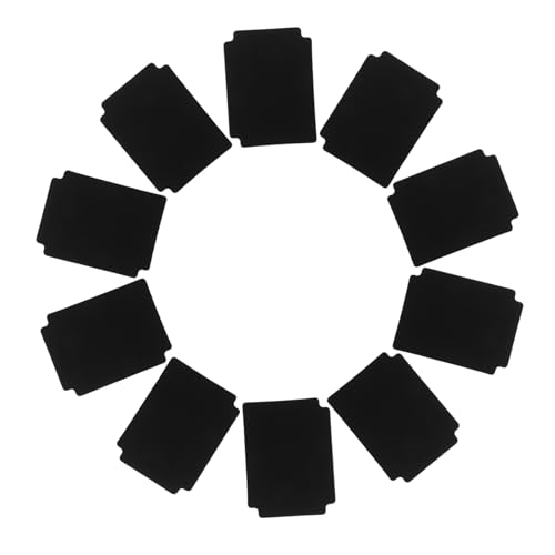 JOINPAYA 10 Stück Buchteiler für Regale Farbe Spiel MTG-Kartenspeicher Poker Organisation hohe Kartenteiler Leitfäden für Karteikarten mit Registern TCG-Teiler pp Black von JOINPAYA
