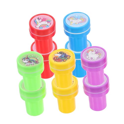 JOINPAYA Stempel - 10-teiliges Kinderspielzeug - Gastgeschenke Für Geburtstagspartys - Stempelbelohnungen - Stempel Zum Basteln - Bezauberndes Stempelset von JOINPAYA