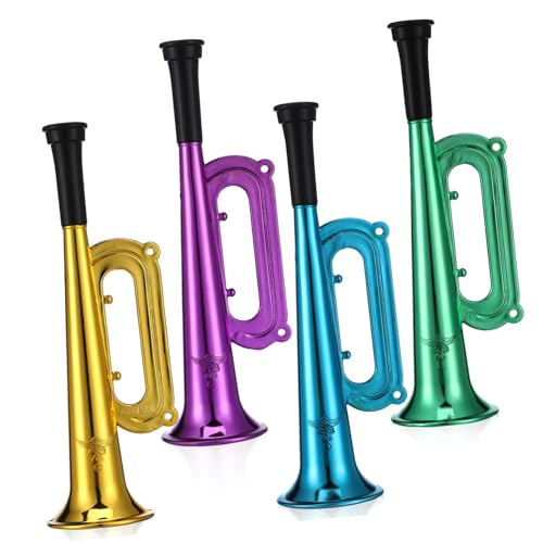 JOINPAYA 10 Stück Farbenfrohe Trompete Noisemaker Buntes Trompetenspielzeug Kleines Trompetenspielzeug Für Macher Trompetenkinder Party-horn Trompete Prost Plastik von JOINPAYA