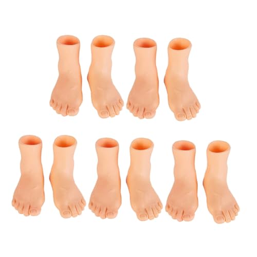 JOINPAYA 10 Stück Kleine Füße Minipuppen Requisiten Kleine Füße Fingerpuppen Fingerfüße Requisitenspielzeug Für Kreatives Katzenspiel Fingerfüße Puppenzubehör JOINPAYA 10 Stück Kleine Füße Minipuppen Requisiten Kleine Füße Fingerpuppen Fingerfüße Requisitenspielzeug Für Kreatives Katzenspiel Fingerfüße Puppenzubehör von JOINPAYA