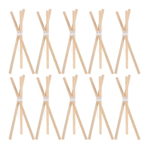 JOINPAYA 10 Stück Kleiner Halter für Outdoor Camping Halloween Dekoration Zubehör für Puppenhaus von JOINPAYA