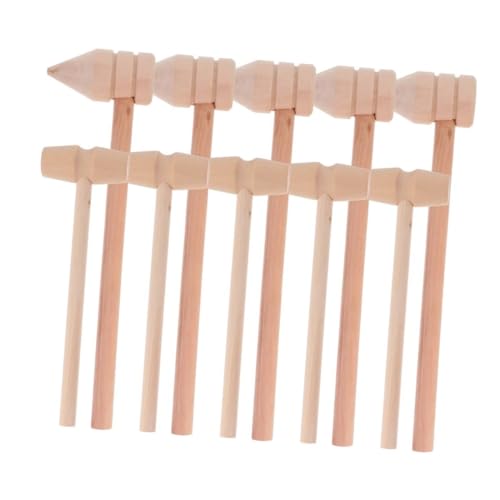 JOINPAYA 10 Stück Kleiner Holzhammer Hammer Schlagendes Holzbearbeitung Hammerschlag Lernspielzeug Für Block Holzhammer Für Mini-hämmer Hölzern JOINPAYA 10 Stück Kleiner Holzhammer Hammer Schlagendes Holzbearbeitung Hammerschlag Lernspielzeug Für Block Holzhammer Für Mini-hämmer Hölzern von JOINPAYA
