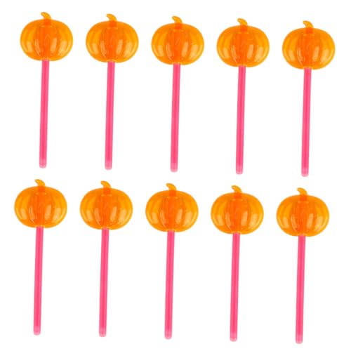 JOINPAYA 10 Stück Leuchtstab Party Leuchtend Helle Leuchtstäbe Fluoreszierend Halloween Kürbisse Ö Hängend Fallen Gruselig Schmücken Schild Kürbis Leuchtstäbe Glühstock Sport von JOINPAYA