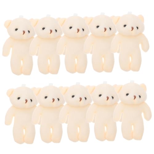 JOINPAYA 10 Stück Mini-Bär-Stofftiere: Winzige Weiche Bärenpuppe Kleine Plüschpuppe Kleine Stofftiere Bärendekorationen Teddybären Puppe Für Hochzeitsfeiergeschenke von JOINPAYA