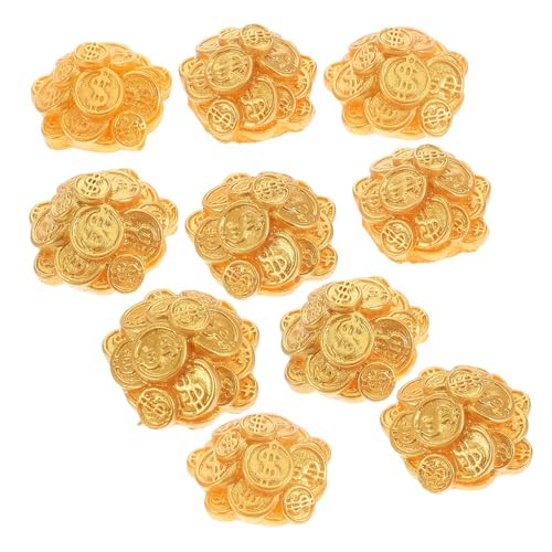 JOINPAYA 10 Stück Mini Stapel Miniatur Goldmünzen Mini Figur Piratenschatz Winzige Figuren Puppenhaus Miniatur Realistisches Geld Falschgeld Für Miniatur Harz Golden JOINPAYA 10 Stück Mini Stapel Miniatur Goldmünzen Mini Figur Piratenschatz Winzige Figuren Puppenhaus Miniatur Realistisches Geld Falschgeld Für Miniatur Harz Golden von JOINPAYA