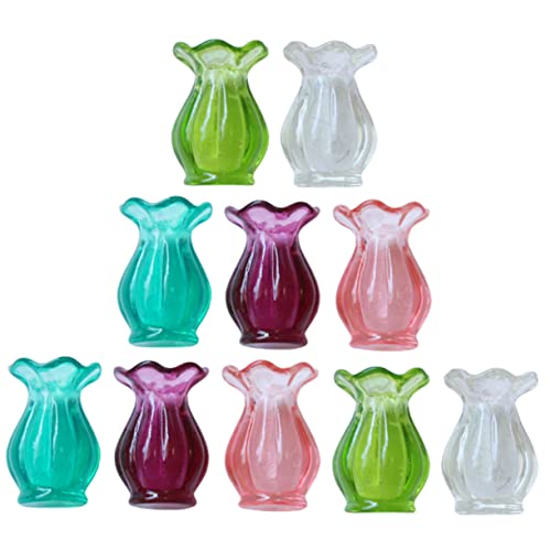 JOINPAYA 10 Stück Miniatur Vase für Puppenhausdekoration Simulationsvasen Kleiner Gartendekor Puppenhaus Zubehör Mikrolandschaft Dekoration JOINPAYA 10 Stück Miniatur Vase für Puppenhausdekoration Simulationsvasen Kleiner Gartendekor Puppenhaus Zubehör Mikrolandschaft Dekoration von JOINPAYA