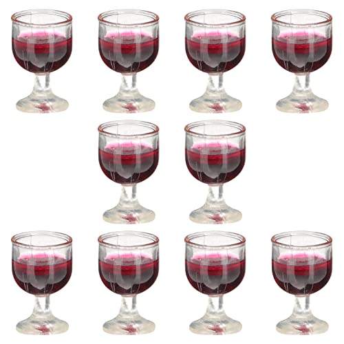 JOINPAYA Puppenhaus Miniatur Weingläser - 10er Set Cocktailbecher & Flöten Für Die Landschaft JOINPAYA Puppenhaus Miniatur Weingläser - 10er Set Cocktailbecher & Flöten Für Die Landschaft von JOINPAYA