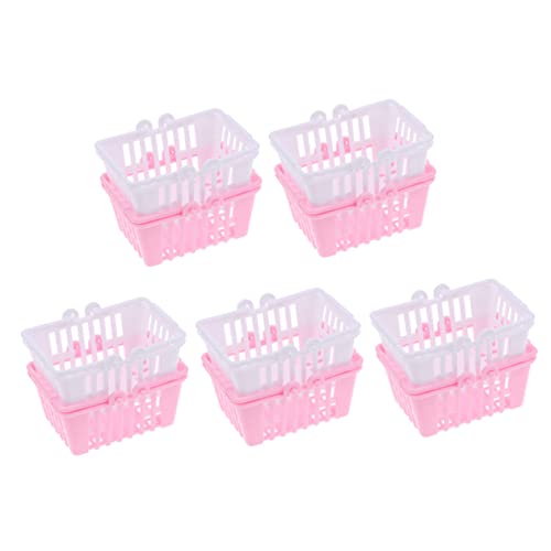 JOINPAYA 10 Stück Puppen-einkaufskorb Mini Gefälscht Dekorativ Plastik JOINPAYA 10 Stück Puppen-einkaufskorb Mini Gefälscht Dekorativ Plastik von JOINPAYA