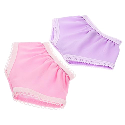 JOINPAYA 10 Stück Puppen-spitzenhöschen Mädchen Zubehör Babypuppe Puppenhöschen Puppenkleidung Kleine Puppenunterwäsche Puppe Unterhose Unterhose Für Puppe Polyester von JOINPAYA