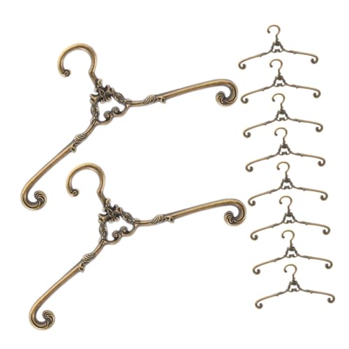 JOINPAYA 10 Stück Puppenaufhänger Kleidung Für Prinzessin Miniatur Mini-hausbedarf Filigrane Mini-kleiderbügel Zarte Kleine Kleiderbügel Simulation Mini-kleiderbügel Legierung Golden JOINPAYA 10 Stück Puppenaufhänger Kleidung Für Prinzessin Miniatur Mini-hausbedarf Filigrane Mini-kleiderbügel Zarte Kleine Kleiderbügel Simulation Mini-kleiderbügel Legierung Golden von JOINPAYA