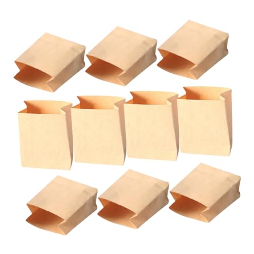 JOINPAYA Miniatur-geschenktüten Aus Papier 10 Stück Mini-backtüten Aus Papier Geschenktüten Aus Papier Für Die Miniaturküche von JOINPAYA
