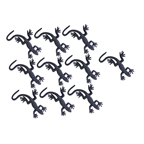 JOINPAYA 10 Stück Simulierte Tierspielzeug Grau Halloween - Schnecke Klein Pj Schüttgut Party Gecko Reptilienspielzeug Gefälscht Bunt Halloween -Dekorationen Black JOINPAYA 10 Stück Simulierte Tierspielzeug Grau Halloween - Schnecke Klein Pj Schüttgut Party Gecko Reptilienspielzeug Gefälscht Bunt Halloween -Dekorationen Black von JOINPAYA