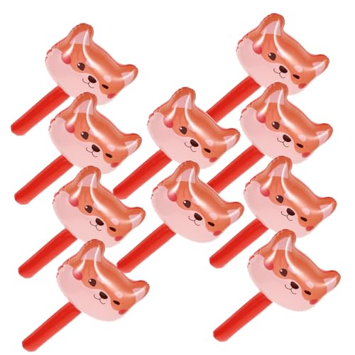 JOINPAYA 10 Stück Teiliges Aufblasbares PVC Hammer mit Tierkopf Fuchs Leicht Tragbar Handtrainierend für Kindergeburtstage Partys Indoor und Outdoor Aktivitäten Spielerisch Motorik JOINPAYA 10 Stück Teiliges Aufblasbares PVC Hammer mit Tierkopf Fuchs Leicht Tragbar Handtrainierend für Kindergeburtstage Partys Indoor und Outdoor Aktivitäten Spielerisch Motorik von JOINPAYA