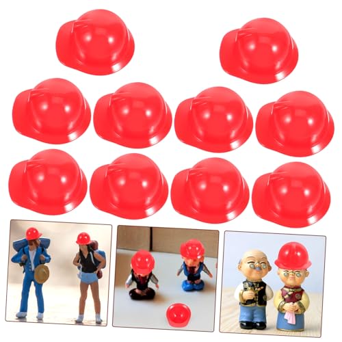 JOINPAYA 10 Stück Teiliges Helm aus Kunststoff Dekorativer Puppen kopfschutz Lustiger Mini Helm für Geburtstagsfeiern Halloween und Sportevents Kompakt und Leicht Tragbar von JOINPAYA