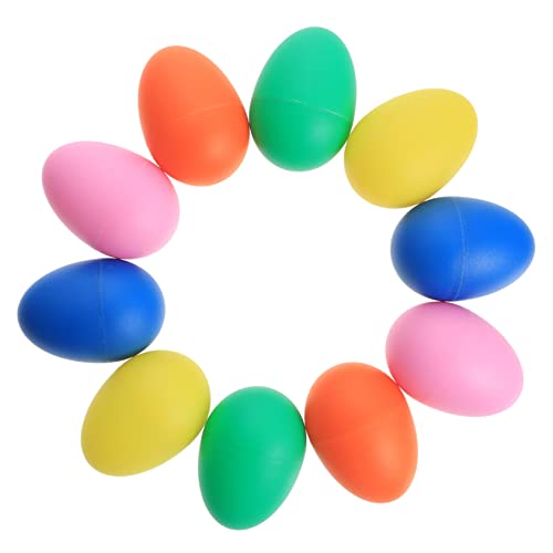 JOINPAYA 10 Stück Teiliges Percussion Bunte Kunststoff Egg Shaker Musikinstrumente Sandgefüllte Rasseln Robust und Bruchsicher Frühe Musikalische für Vorschulkinder und Musikgruppen JOINPAYA 10 Stück Teiliges Percussion Bunte Kunststoff Egg Shaker Musikinstrumente Sandgefüllte Rasseln Robust und Bruchsicher Frühe Musikalische für Vorschulkinder und Musikgruppen von JOINPAYA