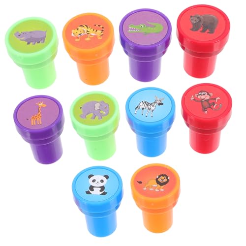 JOINPAYA Stempelset Mit Wildtieren – 10 Cartoon-Stempel – Perfekt Für Kinderpartys Scrapbooking Bastelprojekte – Australischer Shop JOINPAYA Stempelset Mit Wildtieren – 10 Cartoon-Stempel – Perfekt Für Kinderpartys Scrapbooking Bastelprojekte – Australischer Shop von JOINPAYA