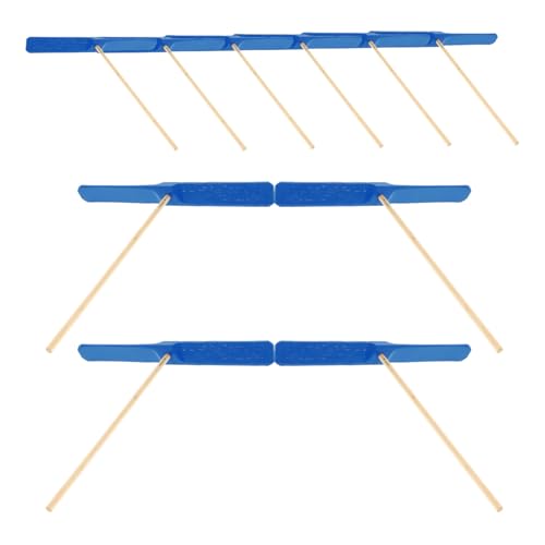 JOINPAYA 10-Teiliges Set Kinderspielzeug fliegendes Spielzeugroboter Drachenflieger Flugzeug Flugspiele fliegendes Libellenspielzeug für den Außenbereich Bambus Blue von JOINPAYA
