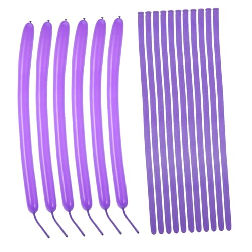 JOINPAYA 100 Stück Ballondekoration Luftballons Girlande Partydekoration Partyzubehör geburtstagsdekoration Party Deko Set Party-Latexballons Bausatz für Modellierballons Emulsion Violett von JOINPAYA