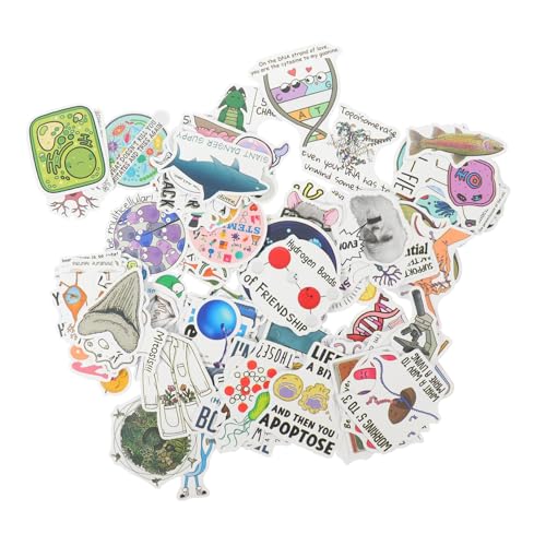 JOINPAYA Wissenschaft Bildung Aufkleber 100pcs Biologie Labor Experiment Aufkleber Dekorative Wissenschaft Aufkleber von JOINPAYA