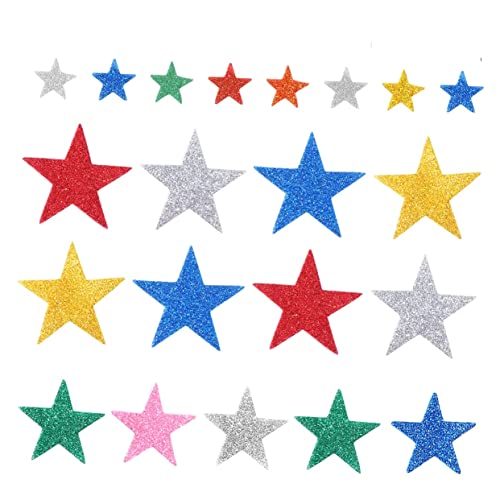 JOINPAYA 100 Stück Glitzeraufkleber Schwamm Aufkleber Glitzer Aufkleber Farbenfroher Aufkleber JOINPAYA 100 Stück Glitzeraufkleber Schwamm Aufkleber Glitzer Aufkleber Farbenfroher Aufkleber von JOINPAYA