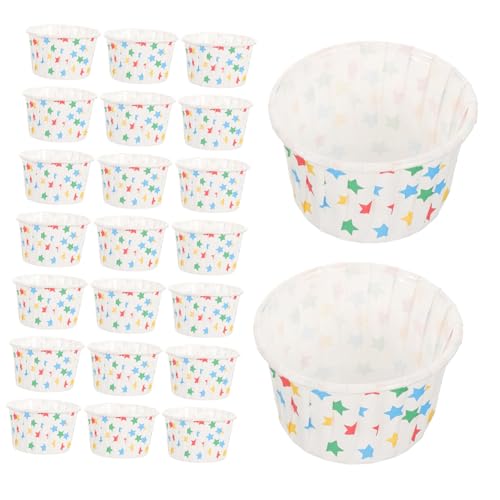 JOINPAYA 100 Stück Kuchen Tassen Cupcake-förmchen Für Geburtstagsfeiern Wiederverwendbare Sandwich-wraps Pappbecher Backförmchen Behälter Für Kucheneis -backzubehör Eishalter Papier von JOINPAYA