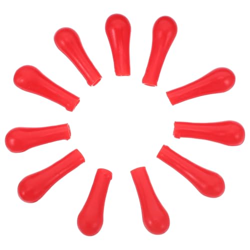 JOINPAYA 100 Stück Pipettenkappen: Laborwerkzeugpipette, rote Latexkappen – Ersatz für Saugball-Tropfbirnen im Labor JOINPAYA 100 Stück Pipettenkappen: Laborwerkzeugpipette, rote Latexkappen – Ersatz für Saugball-Tropfbirnen im Labor von JOINPAYA