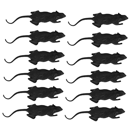 JOINPAYA 100-Teilige Sets Trick -Rattenspielzeug Halloween-Streichspielzeug falsche Ratten Halloween Party Halloween Ratten-Halloween-Dekorationen Halloween-Party- Black JOINPAYA 100-Teilige Sets Trick -Rattenspielzeug Halloween-Streichspielzeug falsche Ratten Halloween Party Halloween Ratten-Halloween-Dekorationen Halloween-Party- Black von JOINPAYA