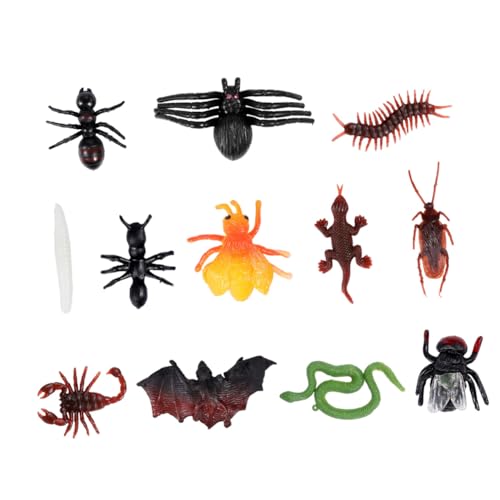 JOINPAYA 100-teiliges Set Simuliertes Insektenspielzeug Halloween-streich-Requisite Halloween-streichspielzeug Halloween-Simulation PVC von JOINPAYA