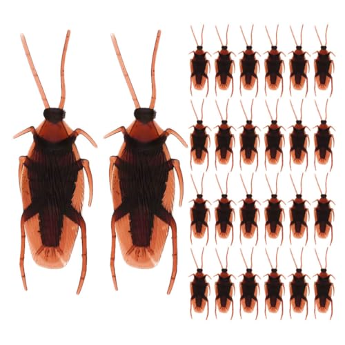 JOINPAYA 100pcs Streich Gefälschte Kakerlaken Modell Realistische Streich Spielzeug Für Party Prop Trick Spiel von JOINPAYA