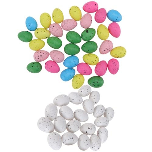 JOINPAYA 100Pcs Simulation Vogelei Eier Eier Künstliche Vögel Nests Egorkorb Ostern Ei Handwerk Simulation Ei Für Desktop Kreative Osterei Ostern Eier Dekore Gefälschte Eier Requisiten von JOINPAYA