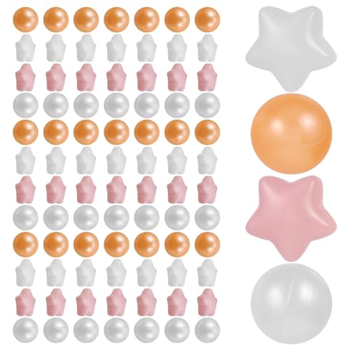 JOINPAYA 100St Ballbecken für Planschbecken für Kleinkinder Pitballs Kindergrube poolball schwimmspielzeug kinderzimmer Runde Spielbälle bruchsichere Bälle Eva von JOINPAYA