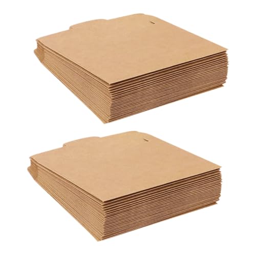 JOINPAYA 100 Stück Cd-hüllen Aus Papier Cd-aufbewahrungstaschen Mit Vintage-grußkartenumschlag Cd- Aus Papier Für Cd-sammlungen von JOINPAYA
