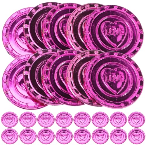 JOINPAYA Piratenschatz-Spielzeug 100 Stück Kunststoff Liebe Ideal für Valentinstags-Party-Ornamente und Dekorationen von JOINPAYA