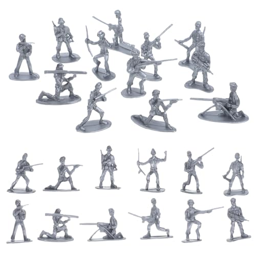 JOINPAYA 100 Stück Minifiguren Aus Kunststoff Figuren Für Jungen Und Mädchen Realistische Miniatur-Soldaten Basteln von JOINPAYA