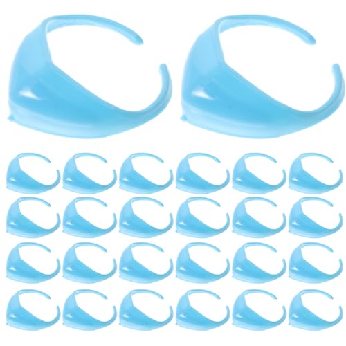 JOINPAYA Puppenzubehör 100 Stück Mini-Masken Für Puppen Puppen-bastelmasken Kinder-Rollenspiel-Spielzeug Für Anziehspiele von JOINPAYA