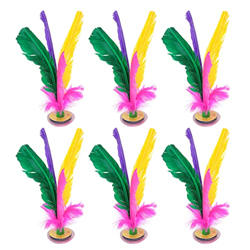 JOINPAYA 10 Stücke Badminton Birdies Federball Fitness Spielzeug Chinesische Jianzi Bunte Für Jungen Und Mädchen Erwachsene JOINPAYA 10 Stücke Badminton Birdies Federball Fitness Spielzeug Chinesische Jianzi Bunte Für Jungen Und Mädchen Erwachsene von JOINPAYA