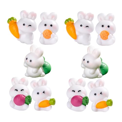 JOINPAYA 10St Mini-Kaninchen-Ornament Deko Hasen Figuren Garten Dekoration Hasen Kaninchen Figuren Set Hase Dekoration Geschenkfedern Miniaturdekoration kleine Figuren Kaninchenfiguren Harz JOINPAYA 10St Mini-Kaninchen-Ornament Deko Hasen Figuren Garten Dekoration Hasen Kaninchen Figuren Set Hase Dekoration Geschenkfedern Miniaturdekoration kleine Figuren Kaninchenfiguren Harz von JOINPAYA