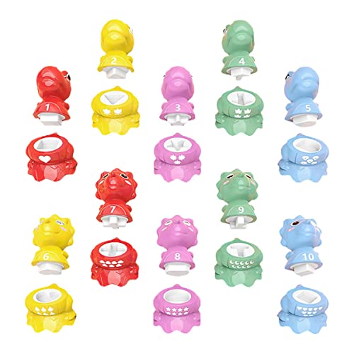 JOINPAYA 10-teiliges Dinosaurier-spielzeugset Für Kinder Pädagogisches Lernspielzeugset Tragbares Sicheres Spielzeug Für Jungen Und Mädchen von JOINPAYA