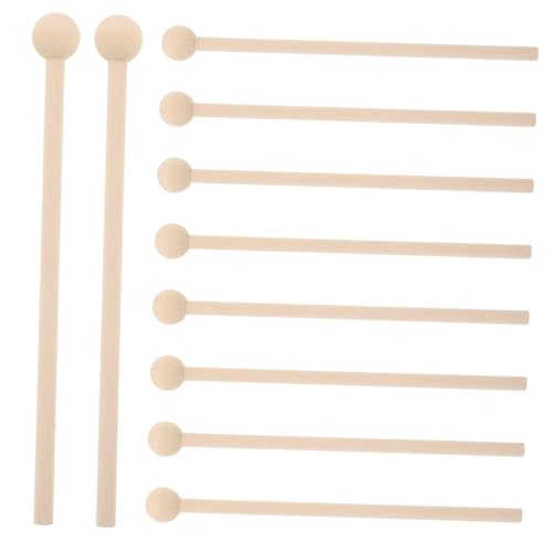 JOINPAYA 10St Rhythmusstock musikinstrumente für Lutscher Trommelstöcke Rhythmusstäbe Vielseitige Schlagzeugstöcke Glocken stecken Drumsticks für Kleinkinder Holz Khaki JOINPAYA 10St Rhythmusstock musikinstrumente für Lutscher Trommelstöcke Rhythmusstäbe Vielseitige Schlagzeugstöcke Glocken stecken Drumsticks für Kleinkinder Holz Khaki von JOINPAYA