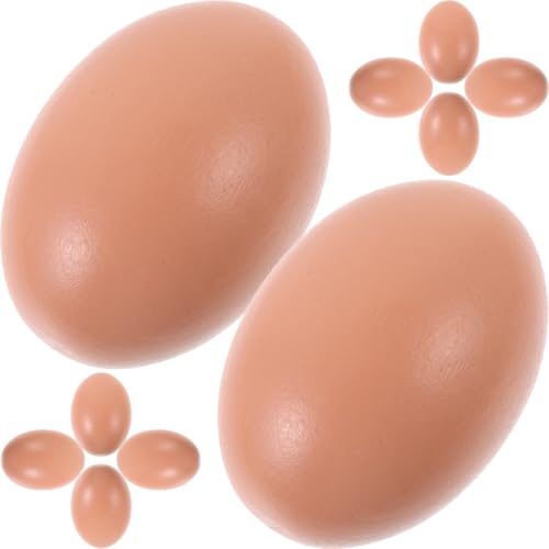 JOINPAYA 10 Stücke Gefälschte Hühnereier Holz Bemalbare Holz Eier für Ostern Simulation Spielzeug für Jungen und Mädchen JOINPAYA 10 Stücke Gefälschte Hühnereier Holz Bemalbare Holz Eier für Ostern Simulation Spielzeug für Jungen und Mädchen von JOINPAYA