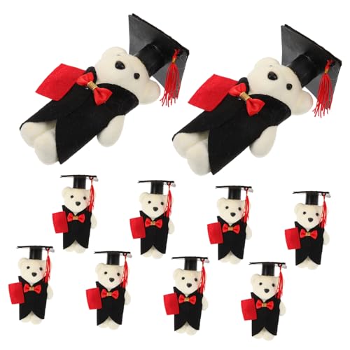 JOINPAYA Dekorative Graduierung Bär Puppe 10 Stück Plüschbär Stofftier Einzigartiges Cartoon-Spielzeug Für Party-versorgung JOINPAYA Dekorative Graduierung Bär Puppe 10 Stück Plüschbär Stofftier Einzigartiges Cartoon-Spielzeug Für Party-versorgung von JOINPAYA