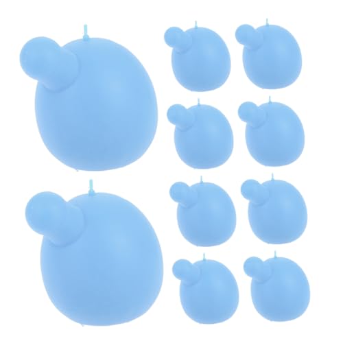 JOINPAYA 10st Blasenblasende Puppe Spielzeugblaseneinsätze Squeeze-Ball-einsätze DIY Babyspielzeug Zubehör Für Babypuppen Plüschballspielzeug Plüschpuppeneinsätze Häkelzubehör Sky-Blue von JOINPAYA