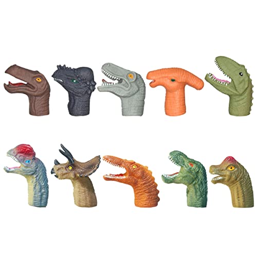 JOINPAYA Dinosaurier-fingerpuppen-Set 10-teilig Handpuppen-Spielzeug Für Fantasie-aktivitäten Kinderpuppen-Spielzeug von JOINPAYA