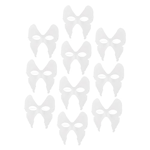 JOINPAYA 10st Diy Schmetterlingsmaske Leere Masken Zum Malen Handwerksmasken Lackierbar Diy-masken Maske Reinigen Leere Schmetterlingsmasken Maskerade Schmücken Gesichtsmaske Zellstoff Weiß JOINPAYA 10st Diy Schmetterlingsmaske Leere Masken Zum Malen Handwerksmasken Lackierbar Diy-masken Maske Reinigen Leere Schmetterlingsmasken Maskerade Schmücken Gesichtsmaske Zellstoff Weiß von JOINPAYA