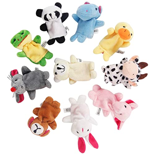 JOINPAYA Niedliche Tier-fingerpuppen mit Geschichtenerzählen 10-teiliges Set Handfingerpuppen-Spielzeug für Jungen und Mädchen Kleinkindspielzeug JOINPAYA Niedliche Tier-fingerpuppen mit Geschichtenerzählen 10-teiliges Set Handfingerpuppen-Spielzeug für Jungen und Mädchen Kleinkindspielzeug von JOINPAYA