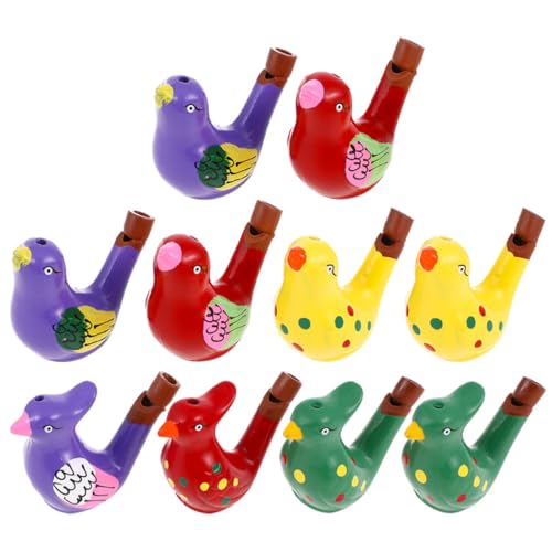 JOINPAYA 10st Kinderspielzeug Hund Zinn - Raupe Wasservogelpfeife Bellen Spender Vogelpfeifen Für Erwachsene Draußen Partypfeifen Wasserspielzeug Vogel Der Keramik JOINPAYA 10st Kinderspielzeug Hund Zinn - Raupe Wasservogelpfeife Bellen Spender Vogelpfeifen Für Erwachsene Draußen Partypfeifen Wasserspielzeug Vogel Der Keramik von JOINPAYA