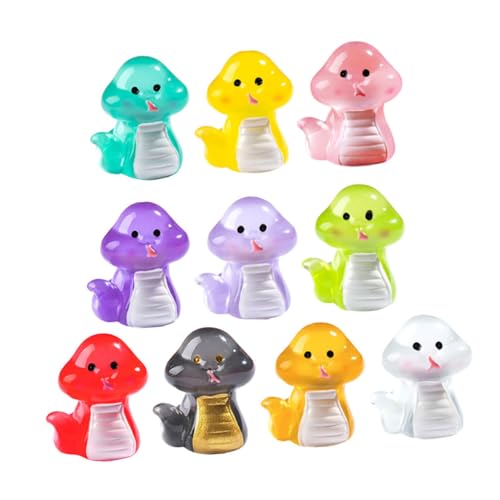 JOINPAYA 10st Leuchtende Dekorationen Zum Jahr Der Schlange Puppenhausmöbel Meeresbewohner-Aquarium Mini-schlangenfiguren Mini-Axolotl-Figuren Kleine Enten Krabbenspielzeug Für Babys Harz JOINPAYA 10st Leuchtende Dekorationen Zum Jahr Der Schlange Puppenhausmöbel Meeresbewohner-Aquarium Mini-schlangenfiguren Mini-Axolotl-Figuren Kleine Enten Krabbenspielzeug Für Babys Harz von JOINPAYA