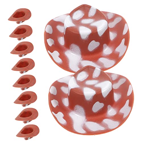 JOINPAYA 10st Mini-cowboyhut Hut Frauen Strohhut Dekorationen Geburtstagshut Kaviarhut Cowgirl Mini-hüte Kleine Hüte Hut Für DIY- Kleine Hütchen Zum Basteln Puppenhüte Plastik Brown JOINPAYA 10st Mini-cowboyhut Hut Frauen Strohhut Dekorationen Geburtstagshut Kaviarhut Cowgirl Mini-hüte Kleine Hüte Hut Für DIY- Kleine Hütchen Zum Basteln Puppenhüte Plastik Brown von JOINPAYA