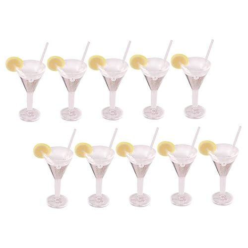JOINPAYA Miniatur-Cocktail-miniaturen Für Puppenhaus 10 Stück Miniatur-Lebensmittel-Requisiten -getränkeset Für Miniatur- von JOINPAYA