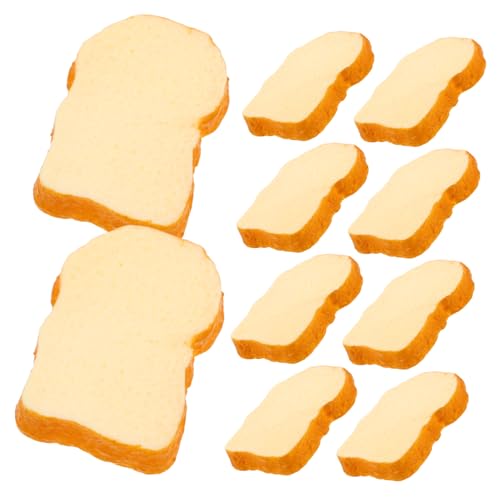 JOINPAYA Realistische Künstliche Brotscheiben 10er Set Für Küche Party Faux Lebensmittel Spielzeug JOINPAYA Realistische Künstliche Brotscheiben 10er Set Für Küche Party Faux Lebensmittel Spielzeug von JOINPAYA